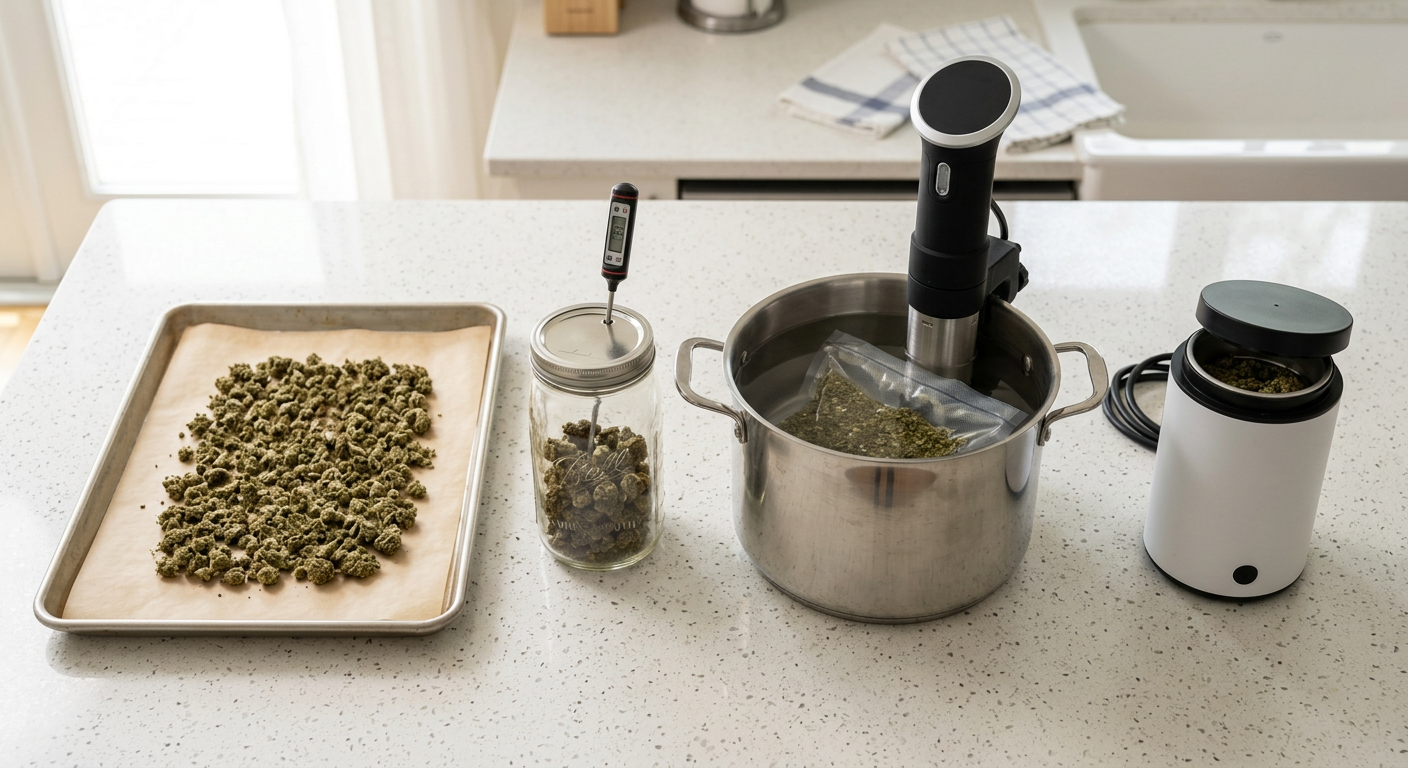 4 Methods for Decarbing Cannabis at Home (Ranked by Terpene Retention)