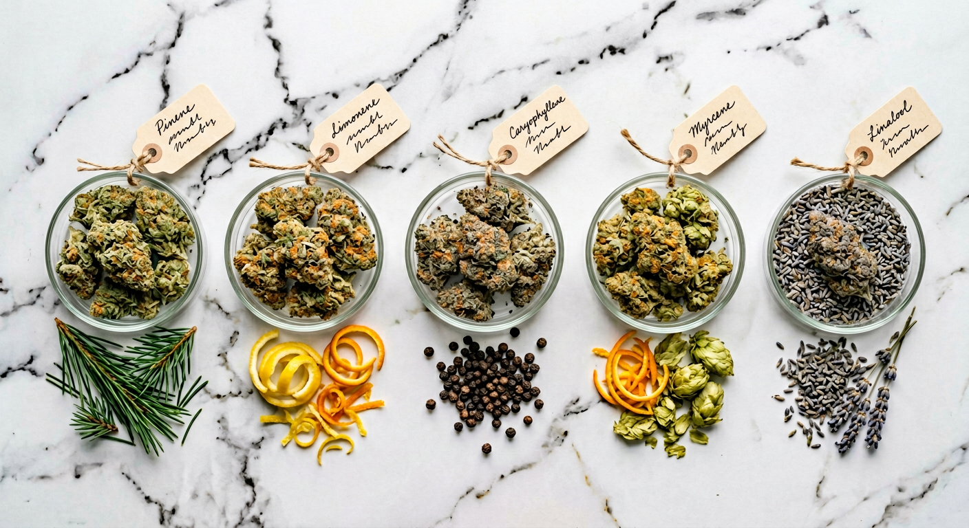 Terpene and Cannabinoid Profiles for Active Cannabis Users