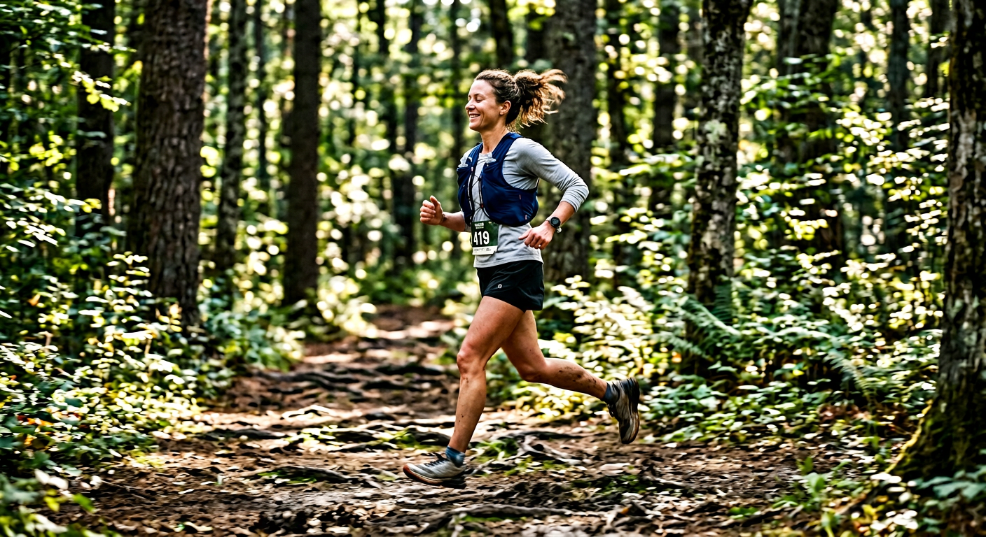 Trail runner experiencing the endocannabinoid-driven euphoria now attributed to anandamide, not endorphins.