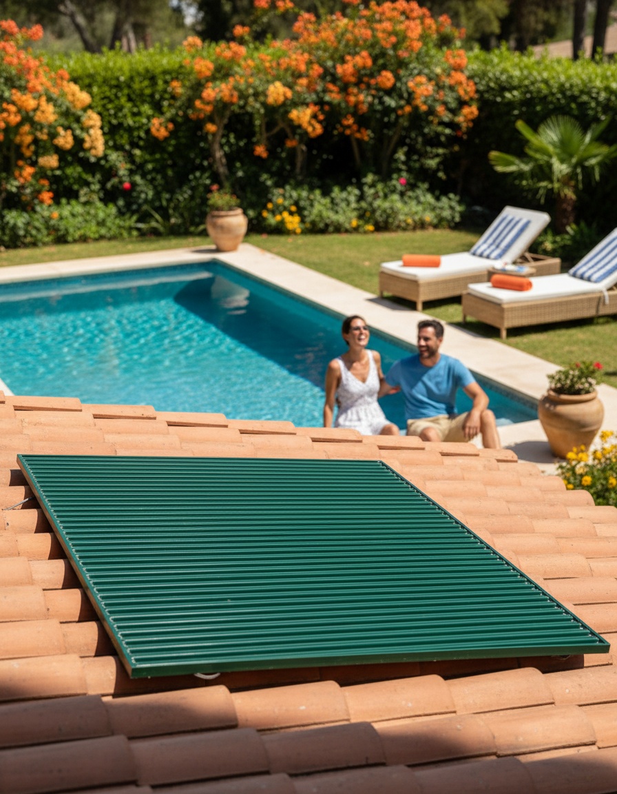 Innovador climatizador solar permite calentar piscinas de forma modular y flexible
