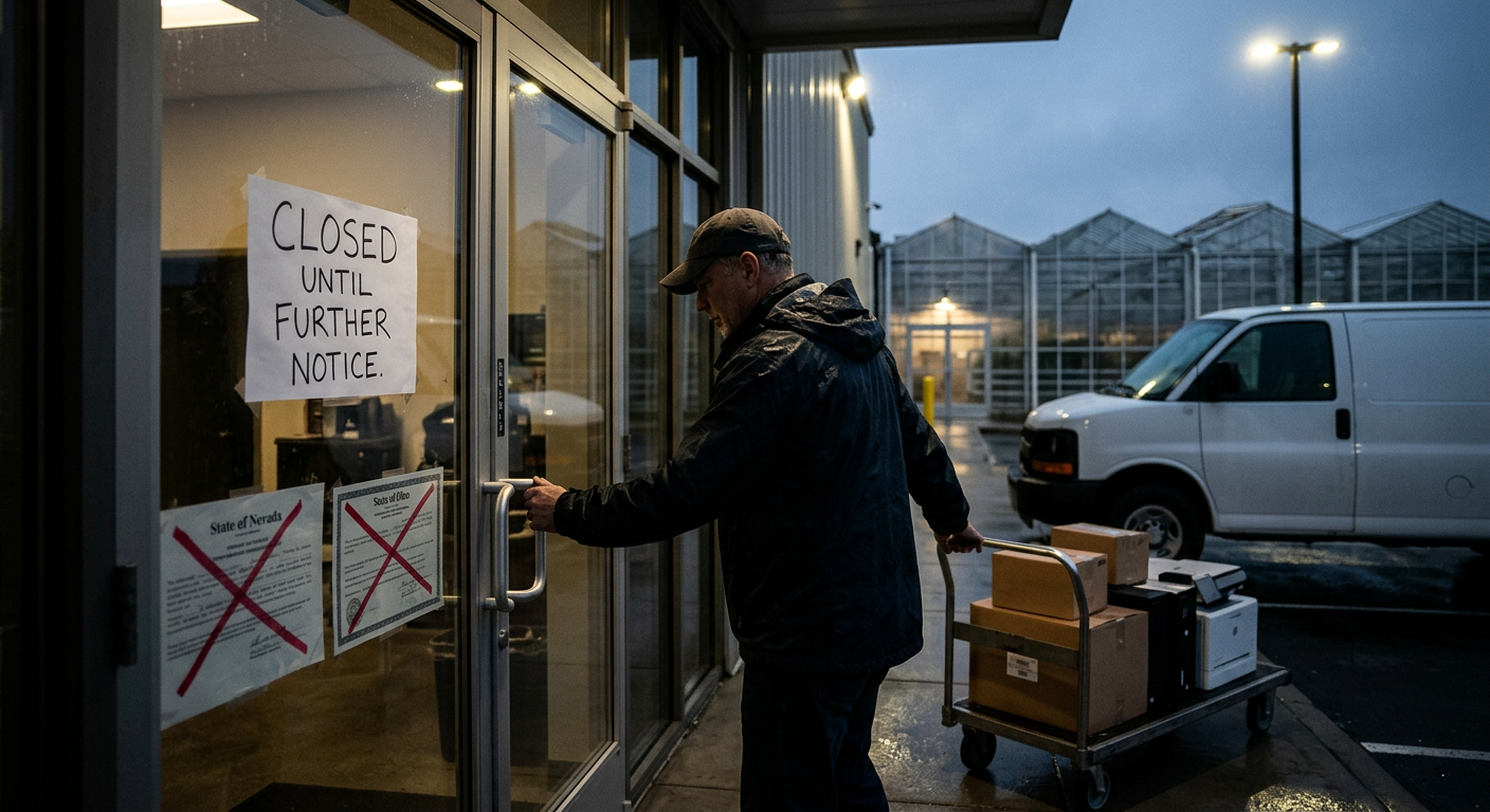 Major cannabis MSO files for bankruptcy, abandons permits in two states - MJBizDaily