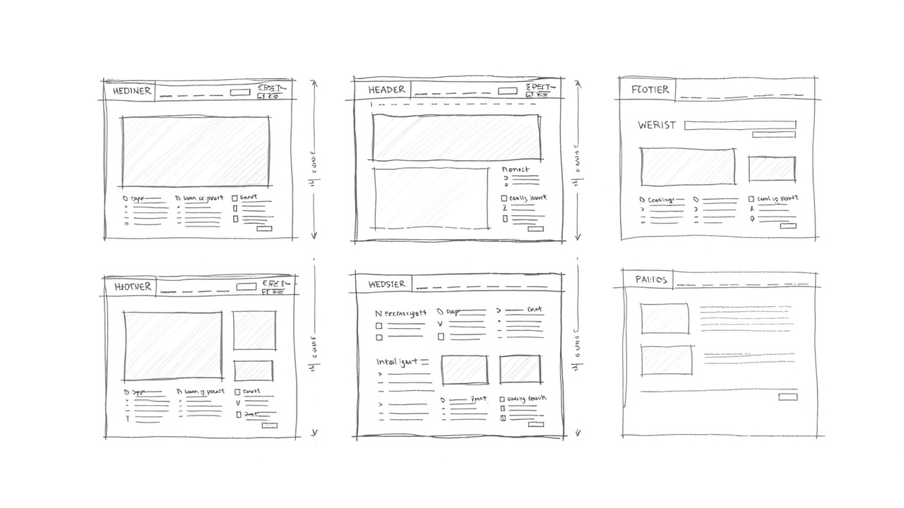 чертеж структуры веб-сайта