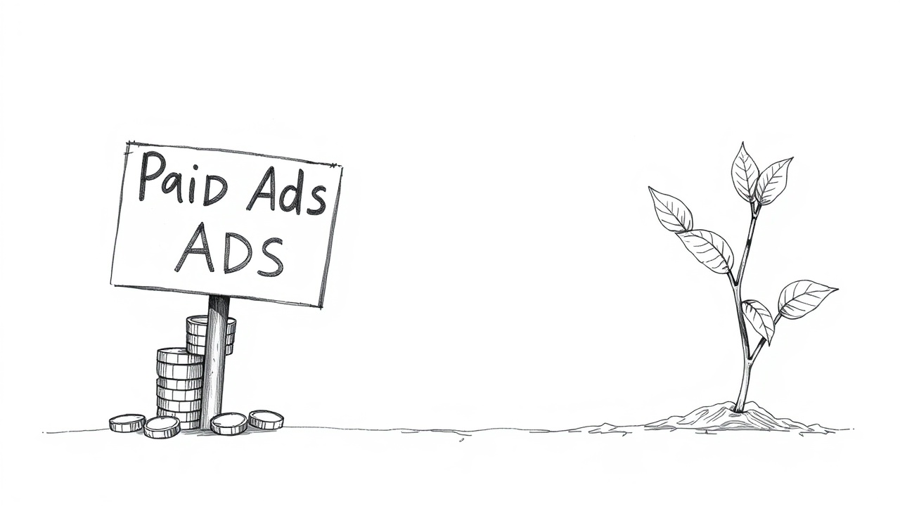 сравнение платной рекламы и органического поиска