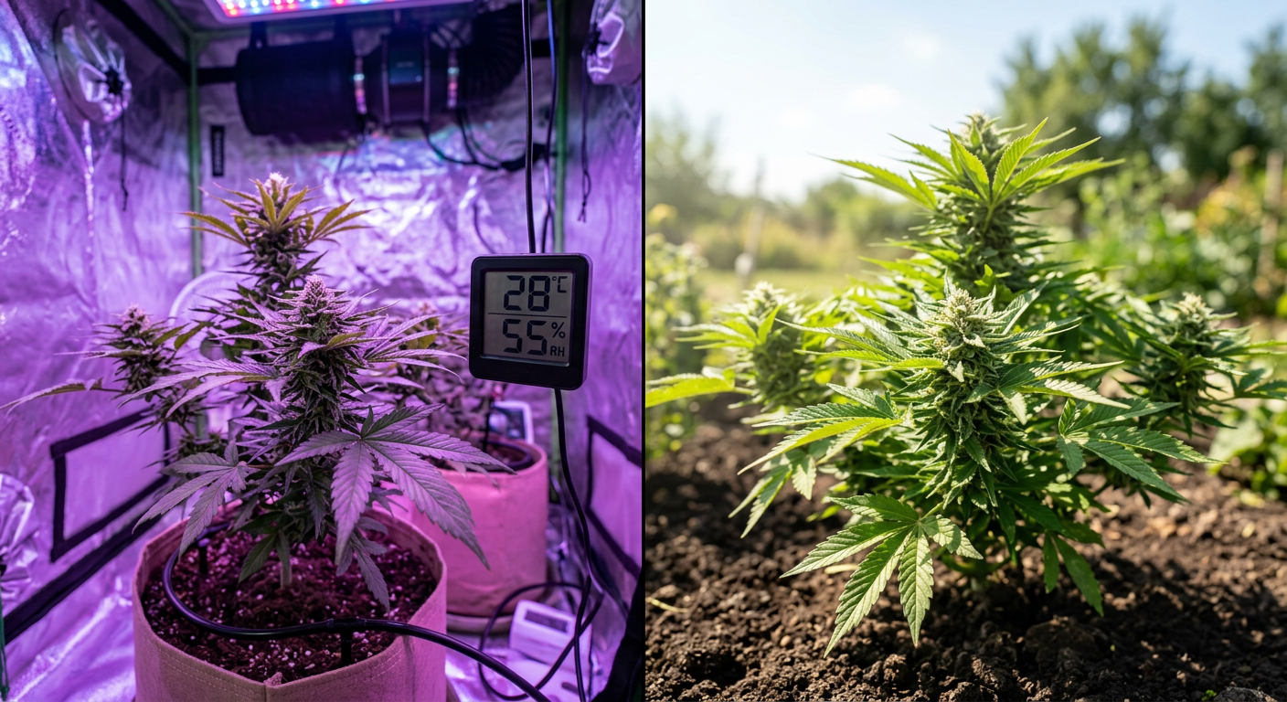 How Growing Conditions Shift Cannabinoid Ratios — and Which Receptors Get Activated