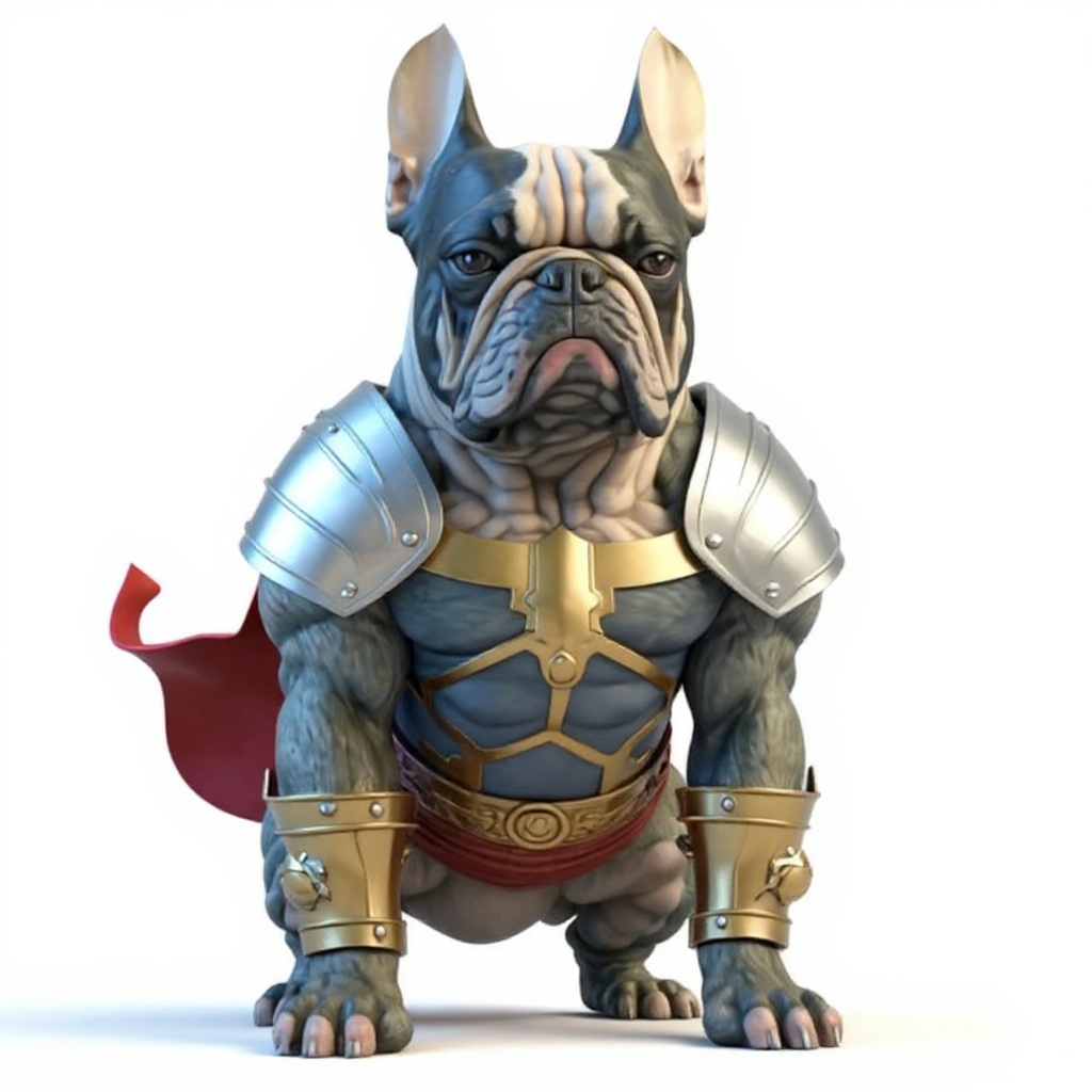 metal dog armor — free 3D model