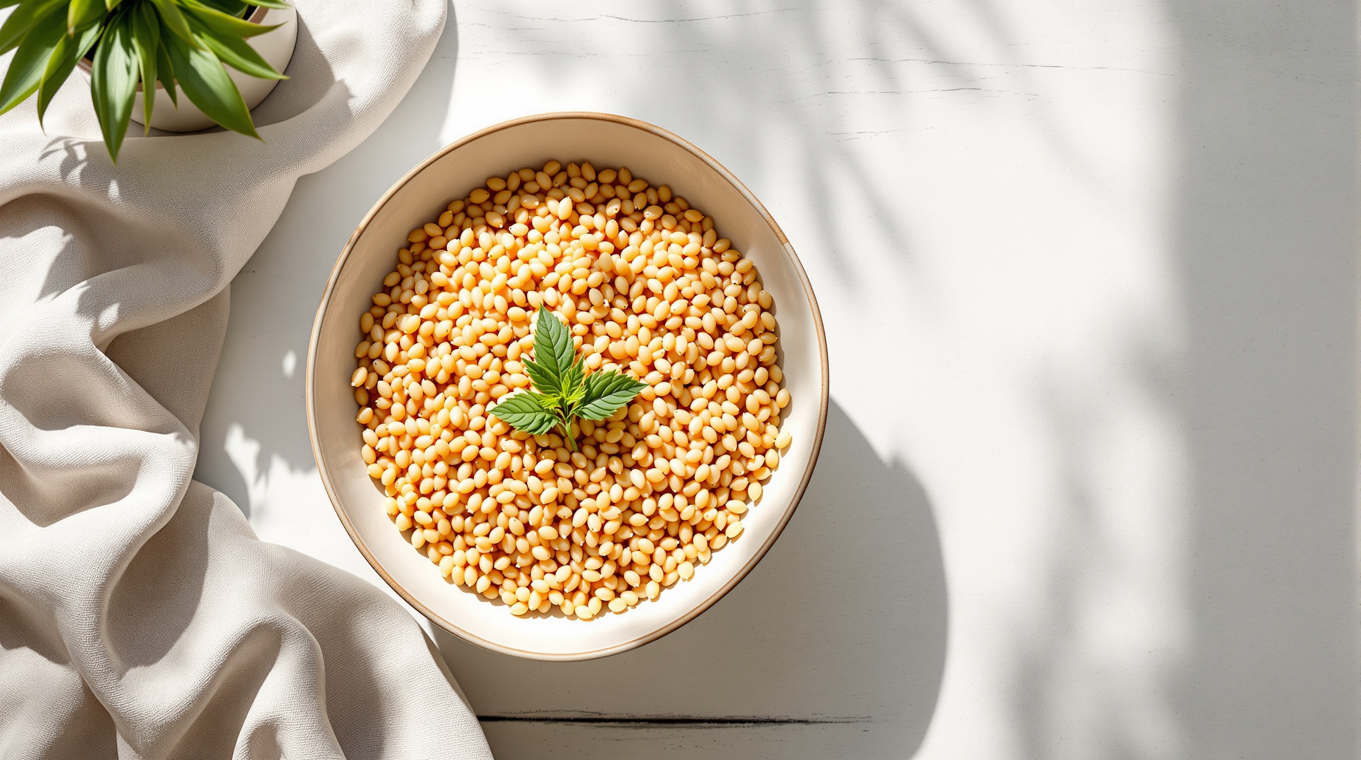 건강한 파로 곡물이 포함된 균형 잡힌 식단 이미지