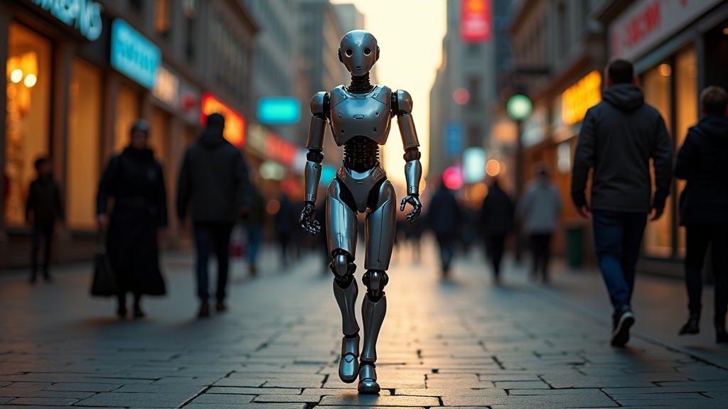 Brazo de un robot humanoide adaptándose a herramientas humanas mediante visión por computadora