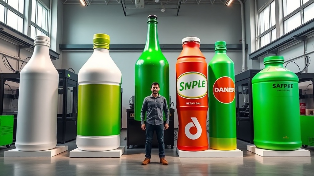 PLV 3D géante PAMI3D : exemples impression 3D grand format salons