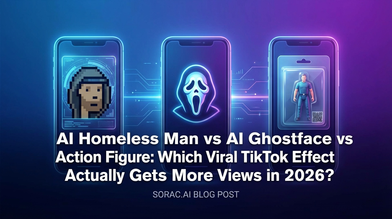 AI Homeless Man vs AI Ghostface vs Action Figure: Which Viral TikTok Effect Actually Gets More Views in 2026?