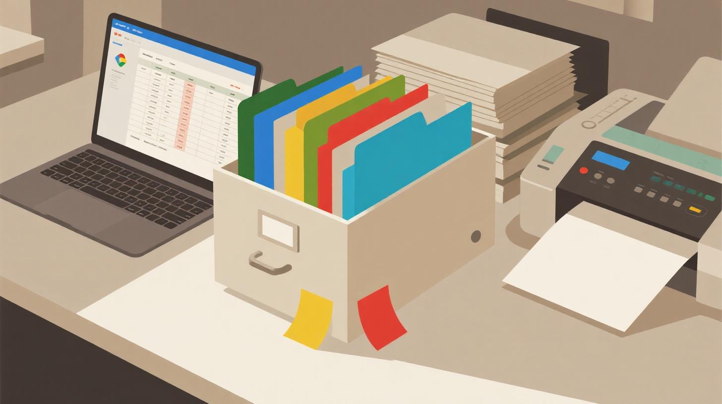 How to Print File Folder Labels from Google Sheets Easily