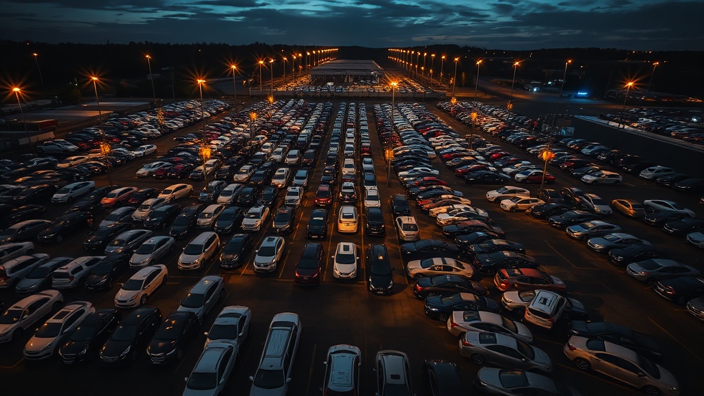 Leilão de carros nos EUA para operação de carro Turo