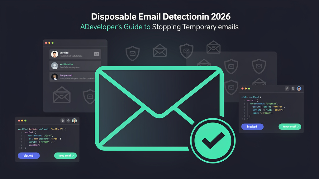 Disposable Email Detection: A Developer's Guide to Stopping Temp Emails in 2026
