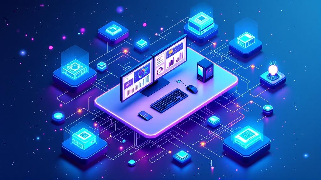 Home lab setup with servers, networking equipment, and DIY tech for self-hosting enthusiasts