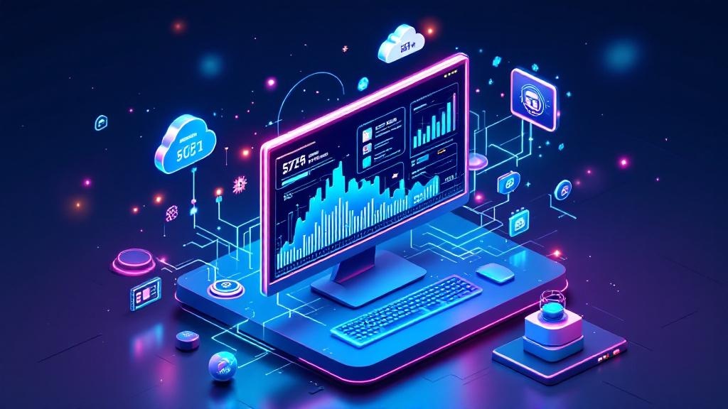 Illustration of a beginner setting up a personal server for self-hosting at home