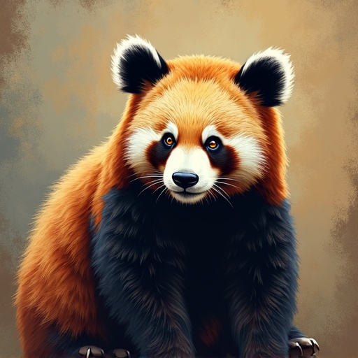 un-oso-panda-medio-arte-digital-estilo-grunge-6t65hfhwxd