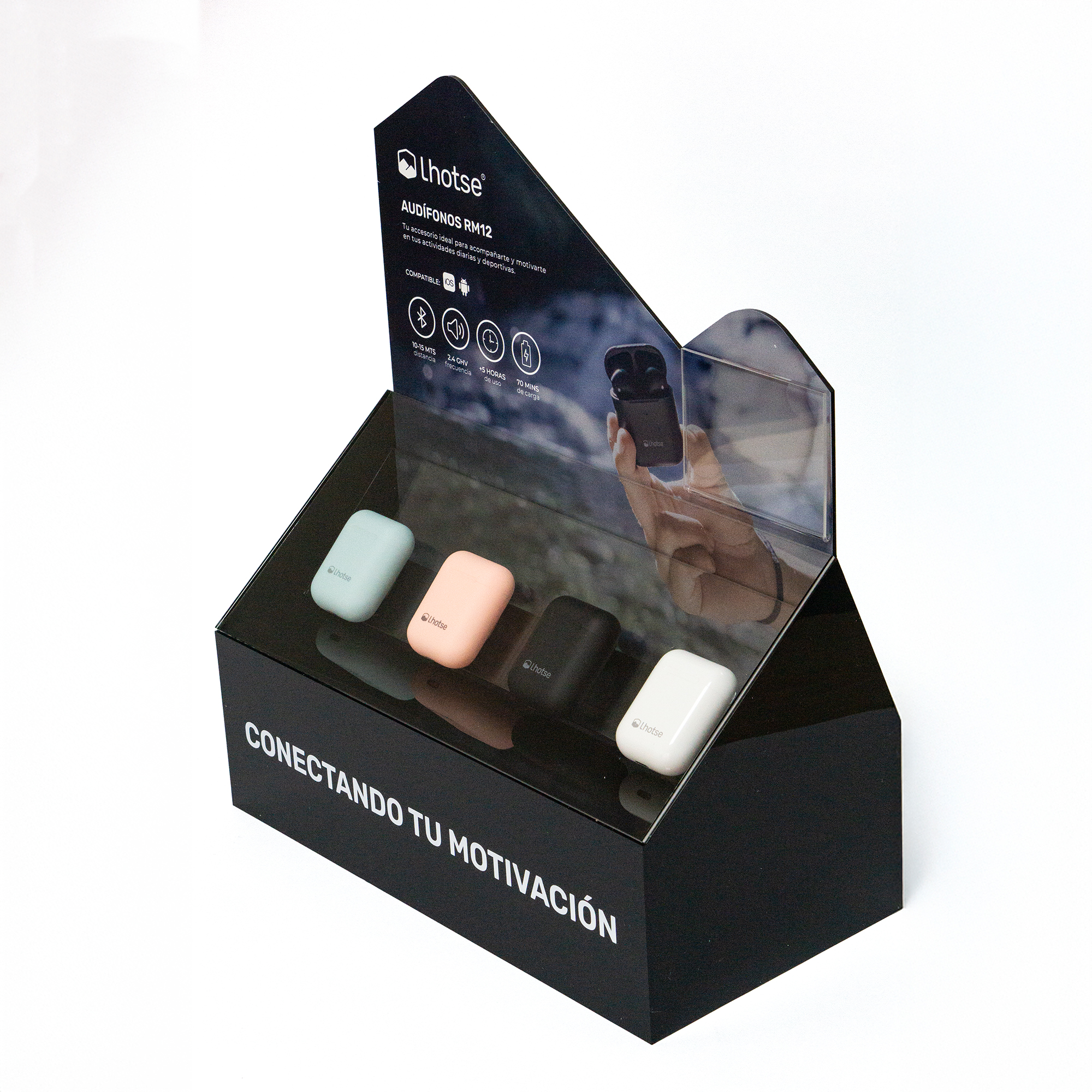 Mueble Exhibidor RM12 vista lateral