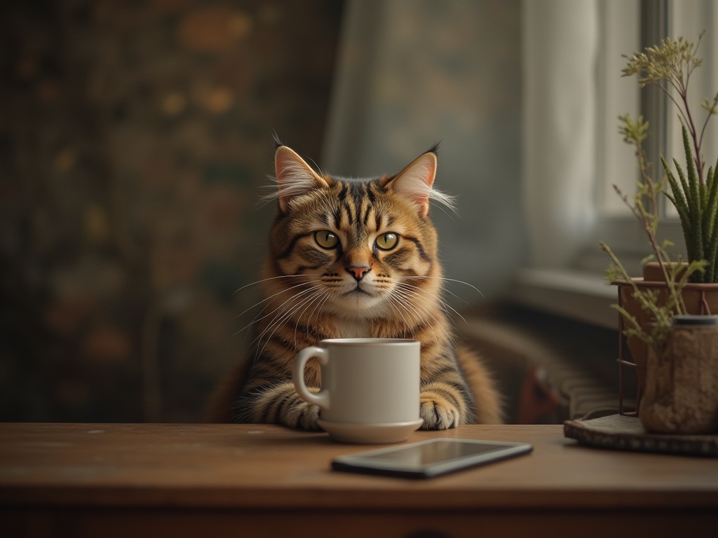 un-gato-tomando-cafe-en-un-escritorio-de-oficina-9fl4t005v2