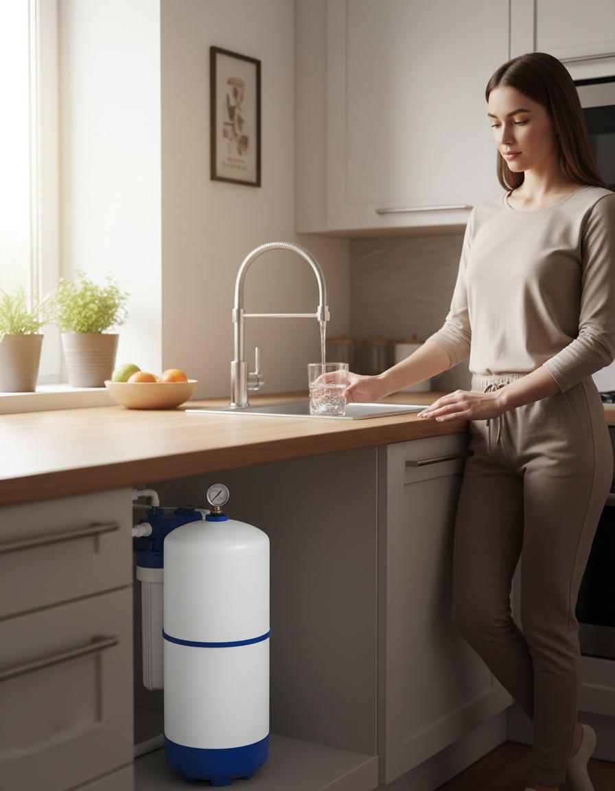 Avance en la tecnología de almacenamiento de agua purificada: Tanque acumulador de 12 litros para sistemas de ósmosis inversa