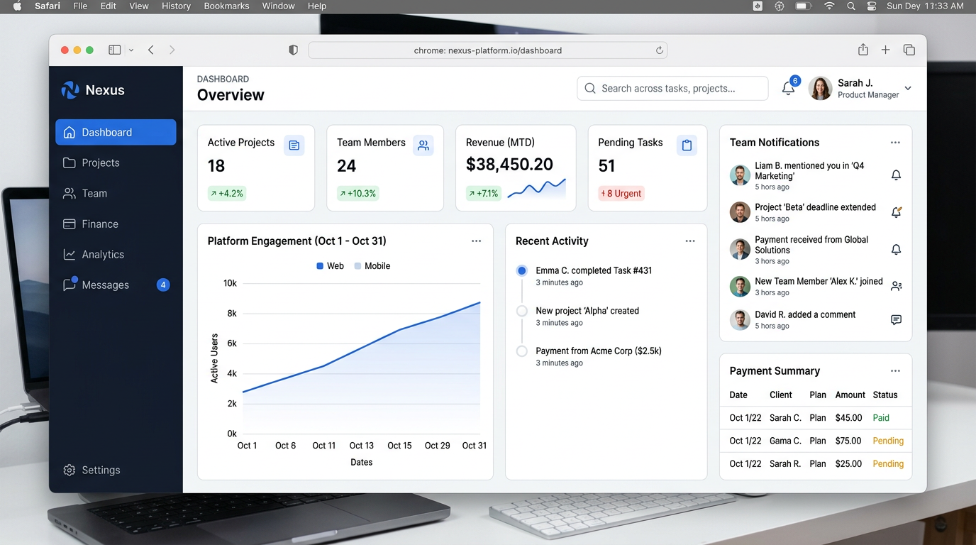 Example production-ready app built with no-code tools