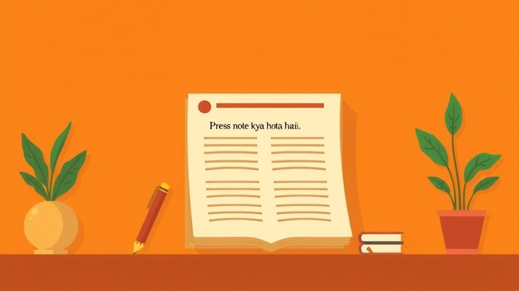 Press note kya hota hai, detail mein samjhao - BharatBol