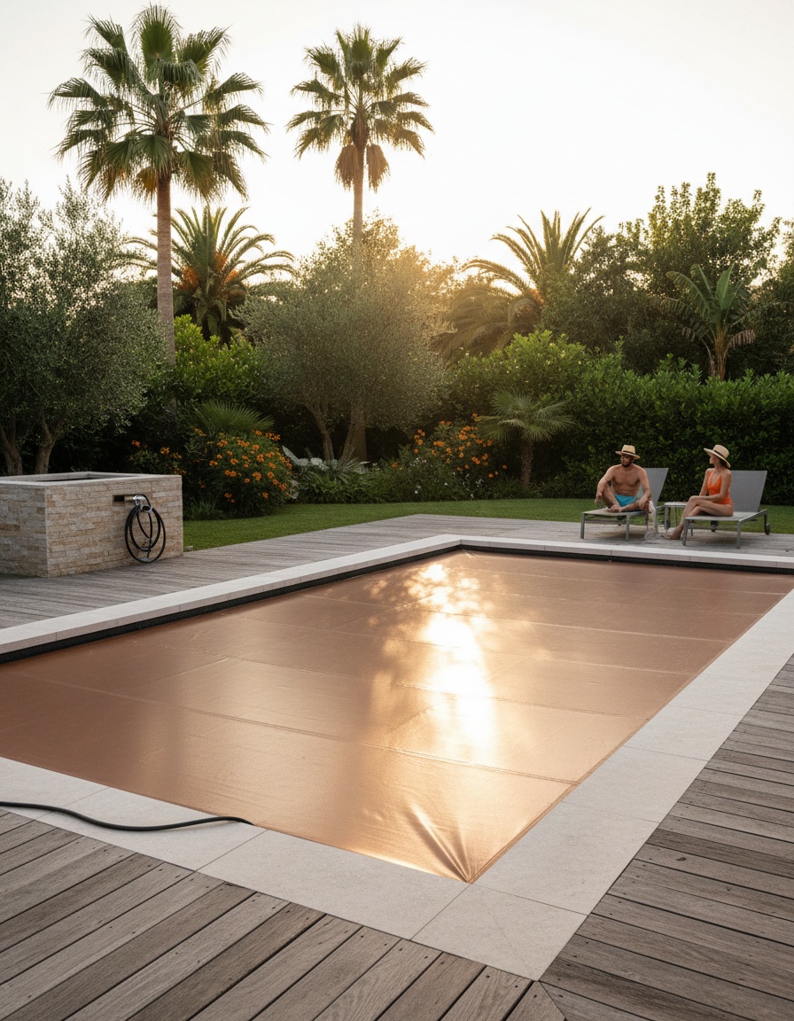 Avance en climatización de piscinas: manta solar de polipropileno para aprovechamiento de energía solar