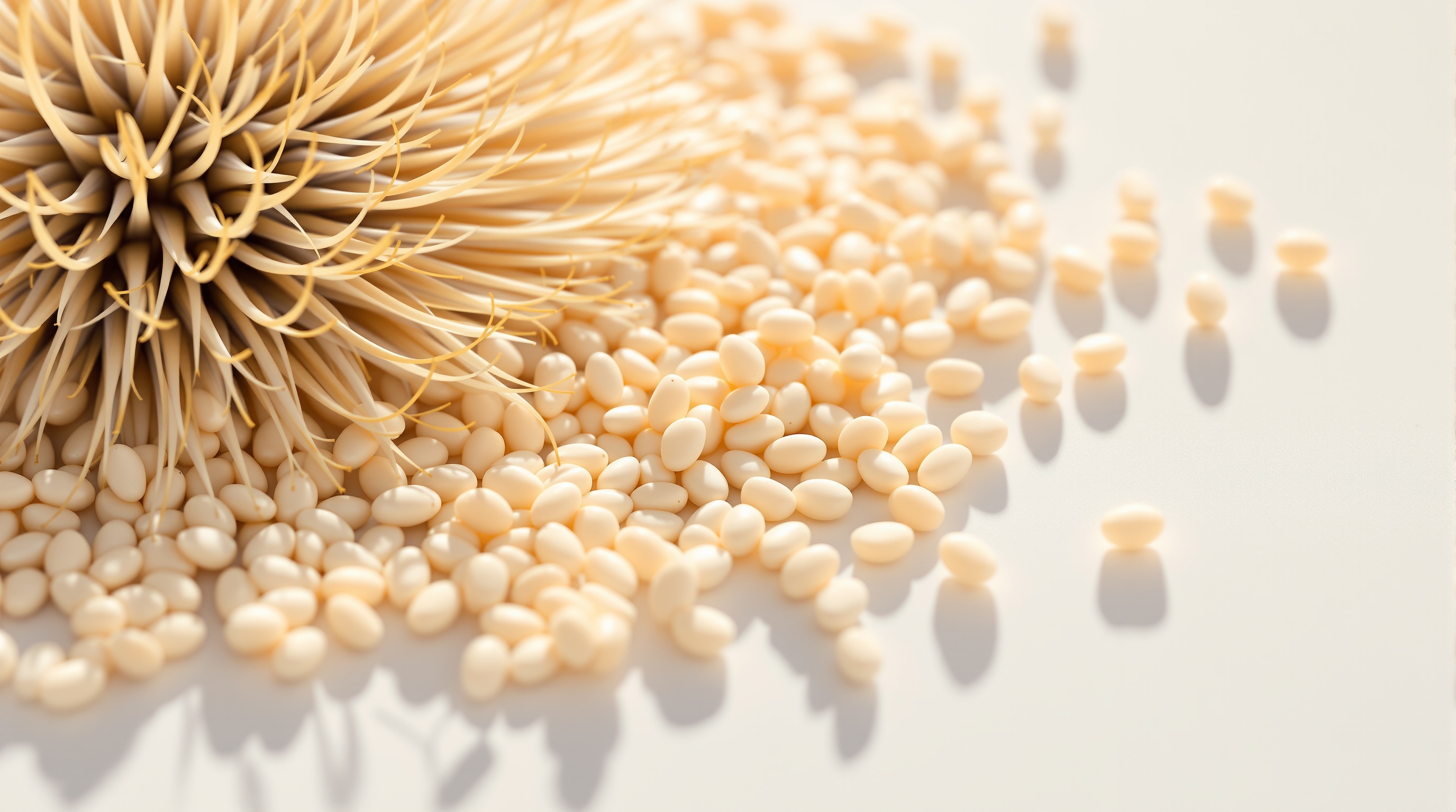 식약처 기준을 상징하는 고품질 밀크씨슬 씨앗 클로즈업 이미지