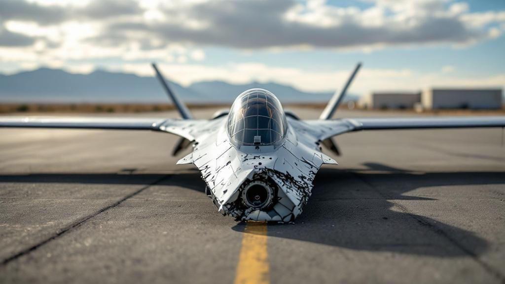 GA-ASI YFQ-42A協同作戰無人機試飛發生事故 飛行測試作業暫時停擺