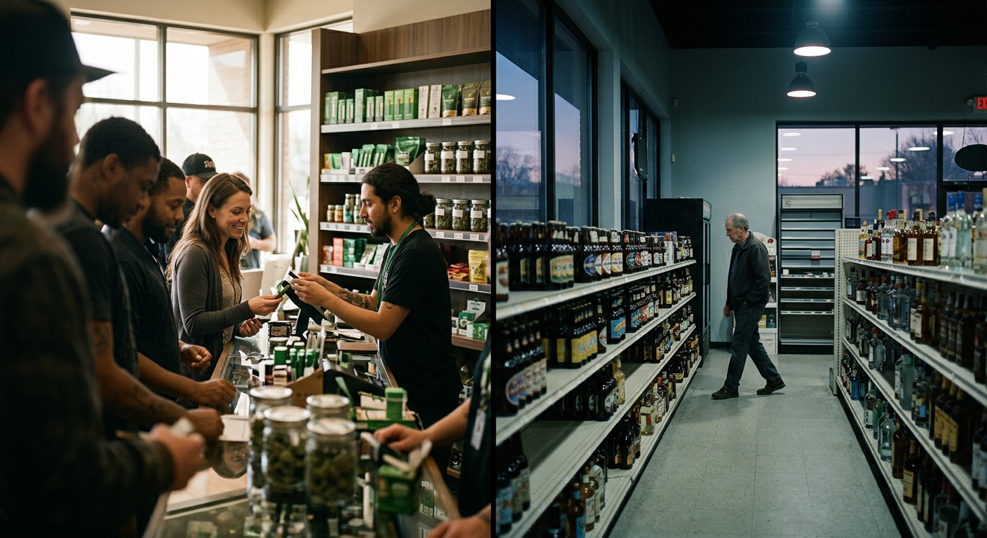 Cannabis sales are rising as alcohol declines (Newsletter: April 9, 2026)