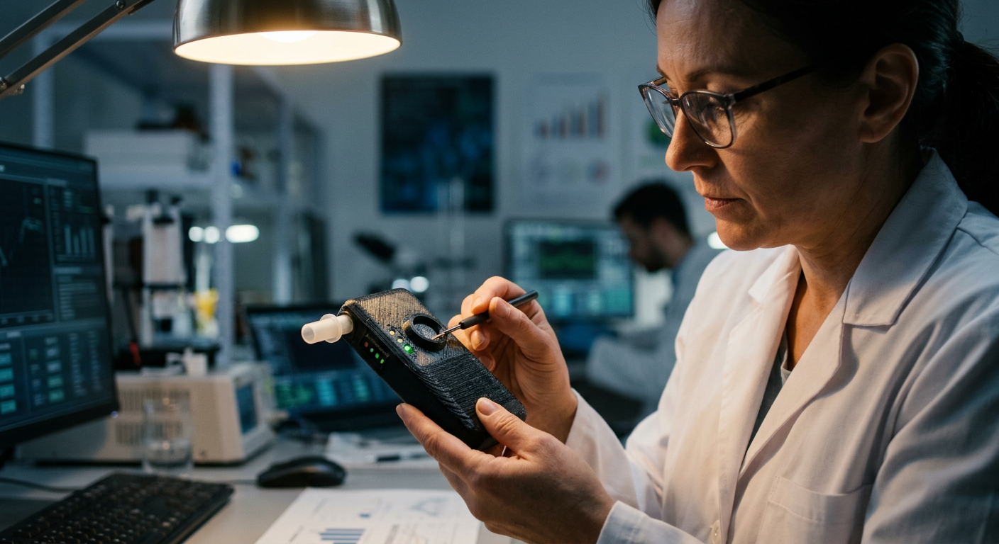 Federally Funded Study Reveals Marijuana Breathalyzer Breakthrough With 3-D Printed Roadside Tool Able To Detect THC