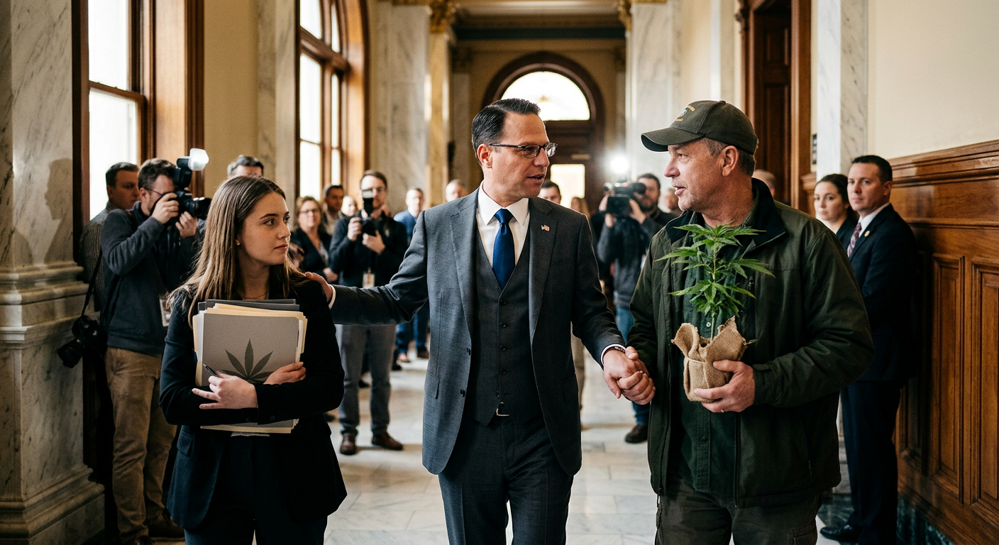 Pennsylvania governor steps up cannabis legalization push (Newsletter: April 8, 2026) - Marijuana Moment