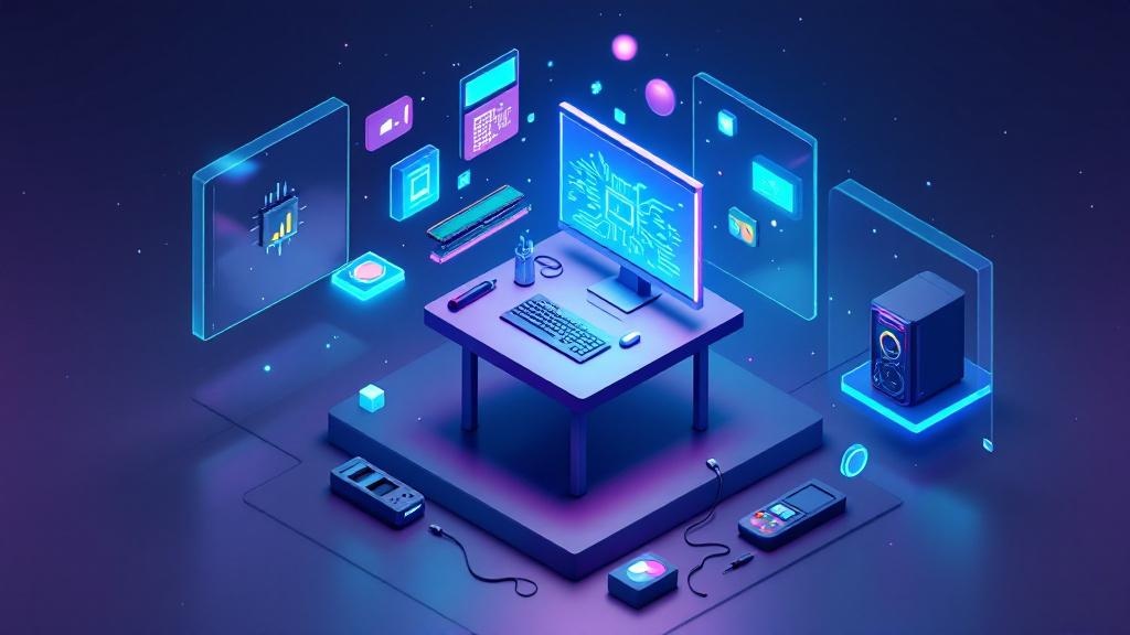 Home lab equipment setup with servers, networking gear, and tools for self-hosting enthusiasts