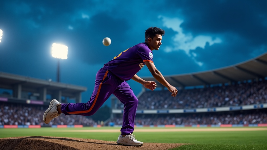 Ashok Sharma bowling 154.2 kmph for Gujarat Titans in IPL 2026