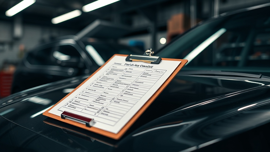 Checklist de manutenção para avaliar carro turo antes de comprar