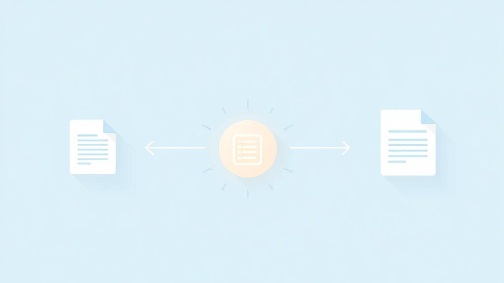 ChatGPTによる請求書作成の効率化プロセスを示すワークフロー図解イラスト