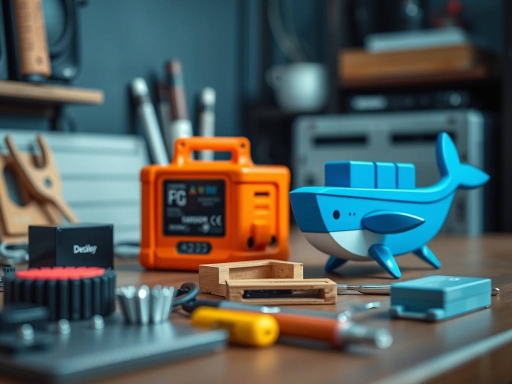 Illustration of selecting hardware and OS for Docker home servers in self-hosting setup