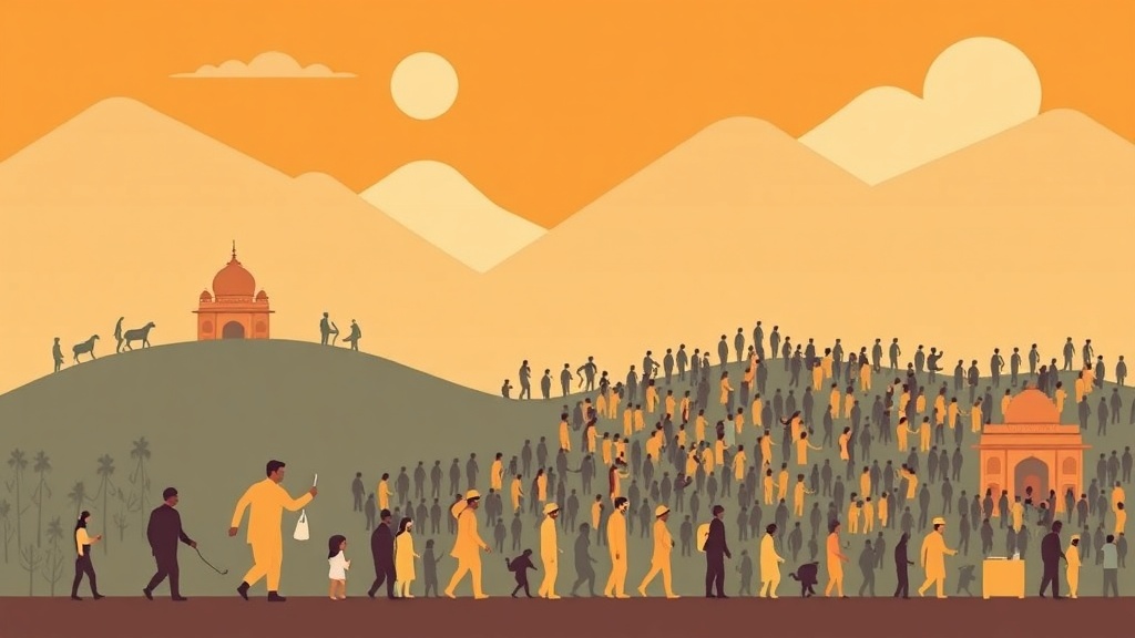 India mein world's largest population census kaise shuru hua aur kis tarah ka process hai?