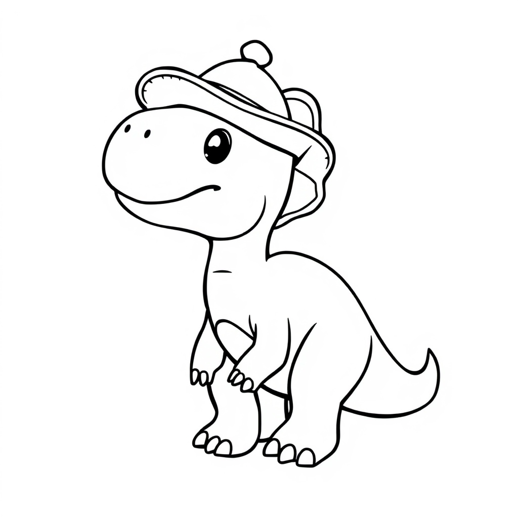 dinosaur coloring page 8
