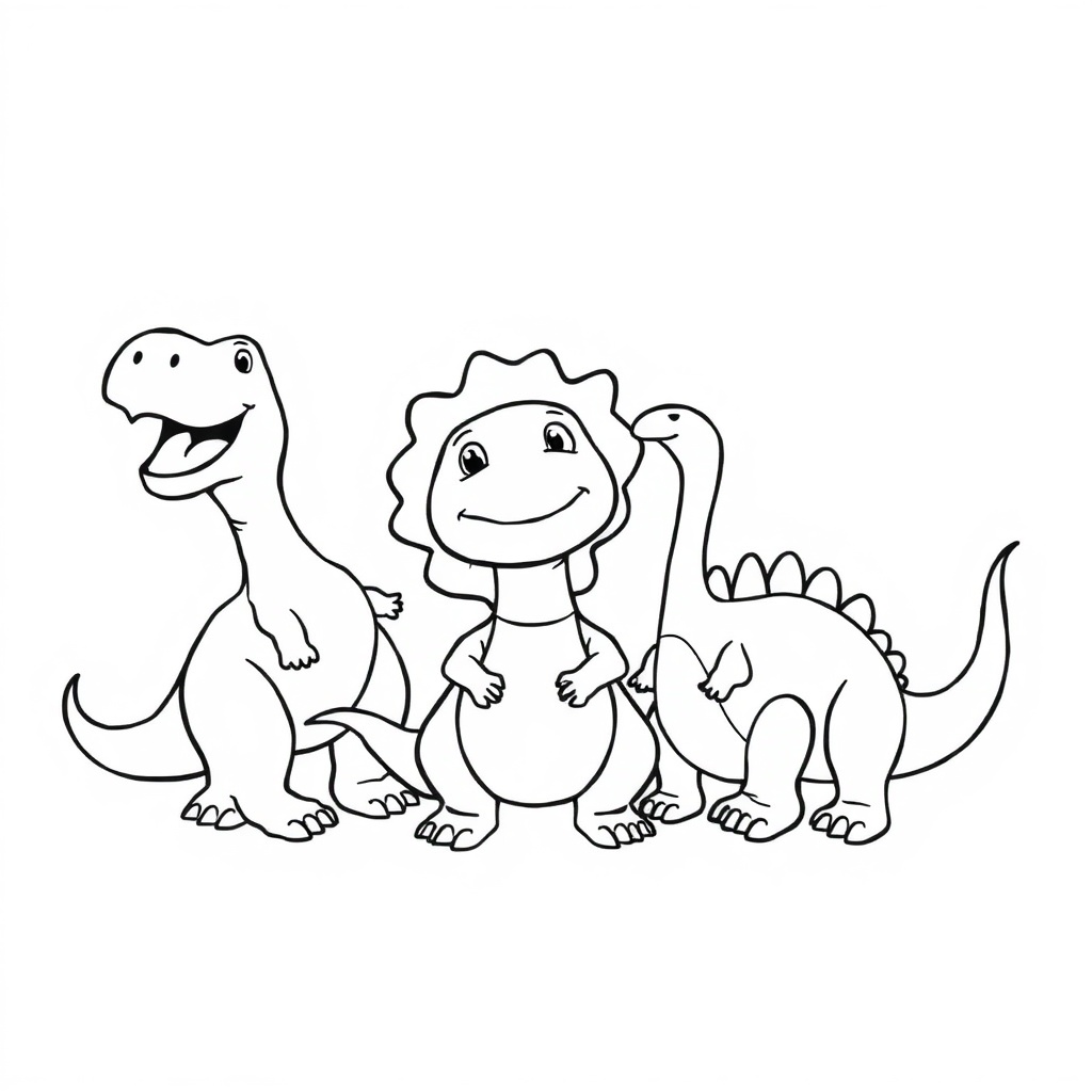 dinosaur coloring page 7
