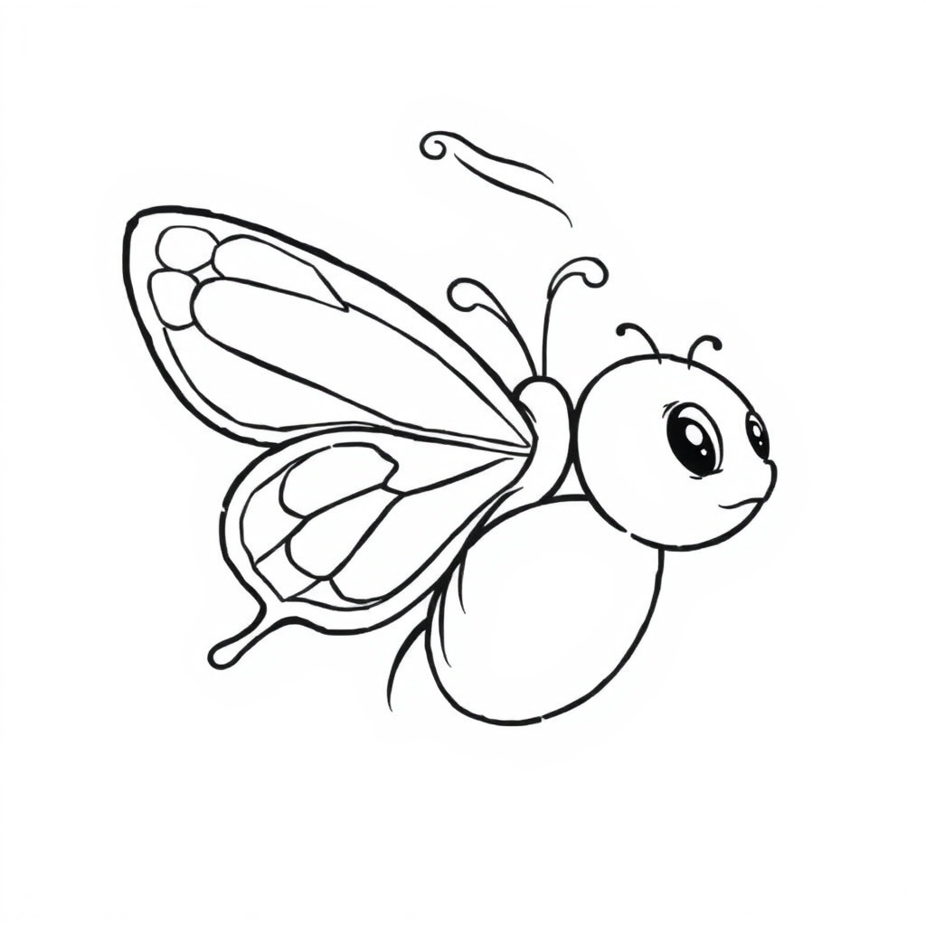 butterfly coloring page 5
