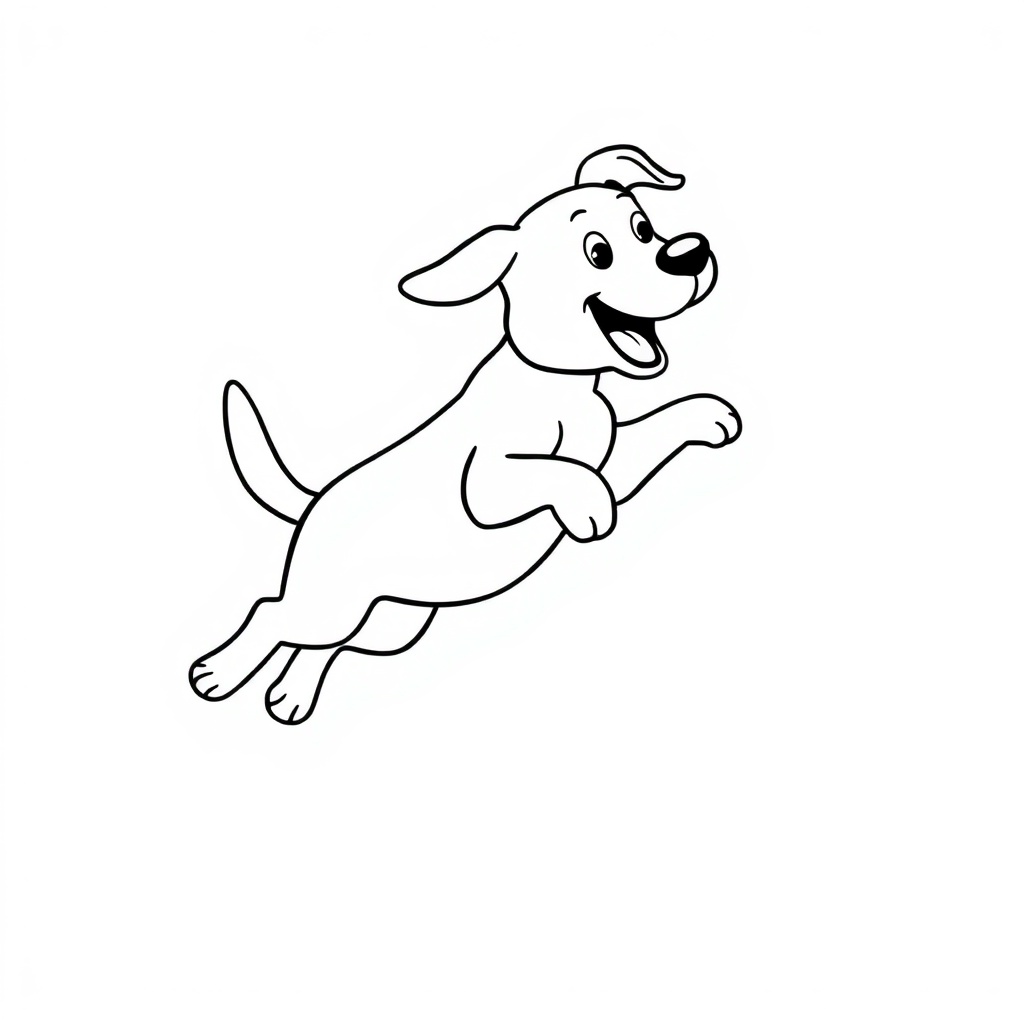 dog coloring page 6
