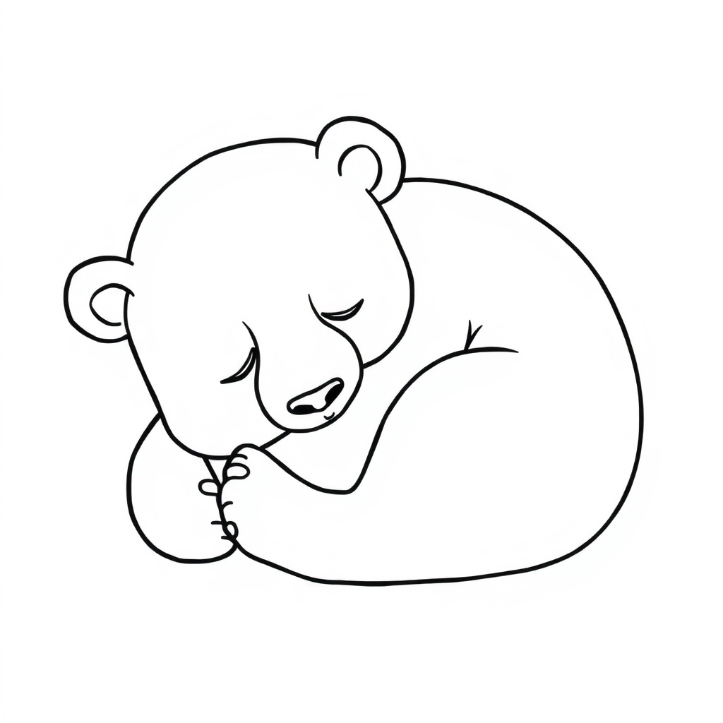panda coloring page 5