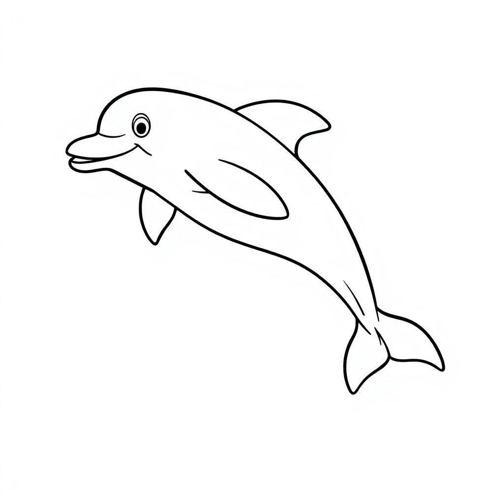 dolphin coloring page 6