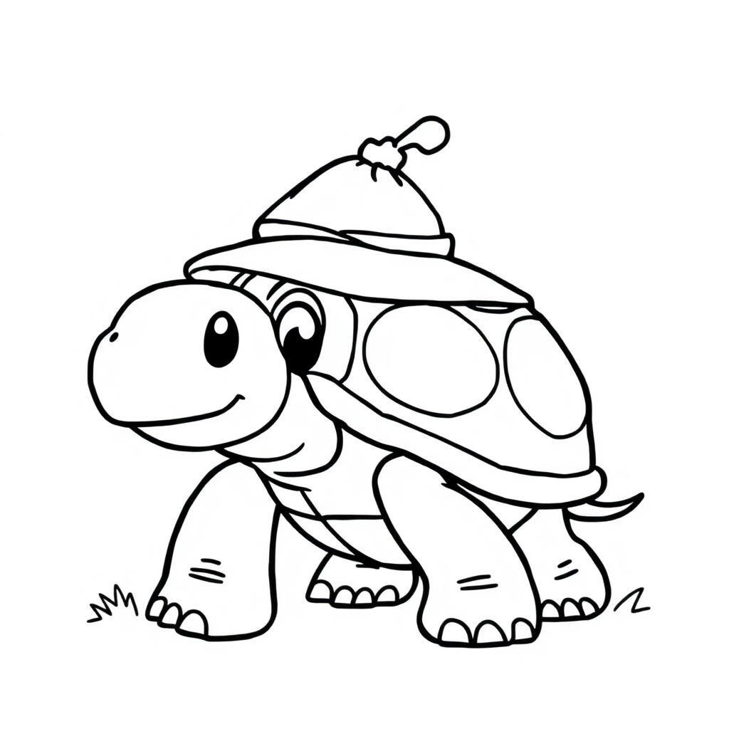 turtle coloring page 7