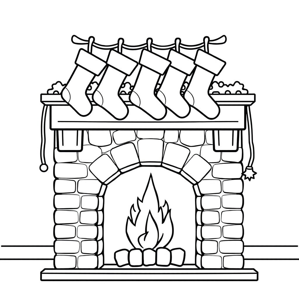 Christmas coloring page 8