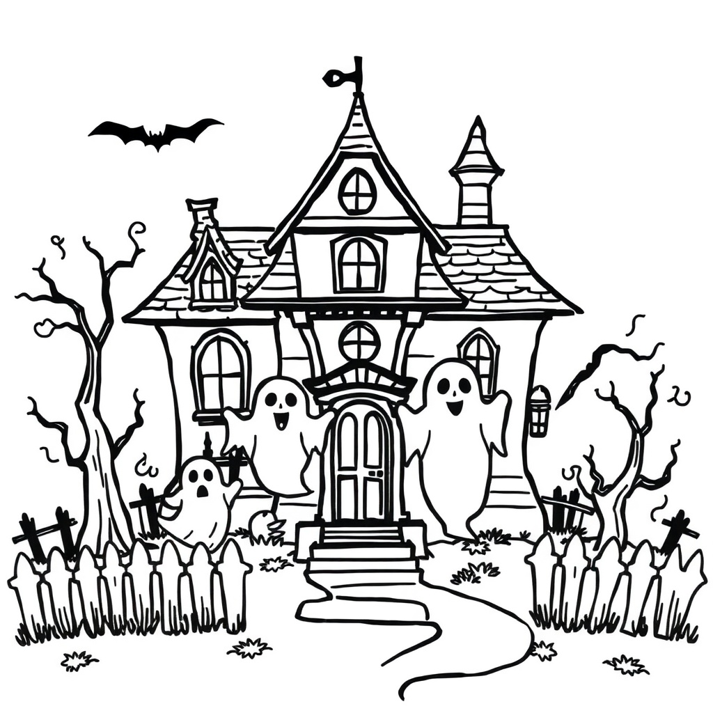 Halloween coloring page 7