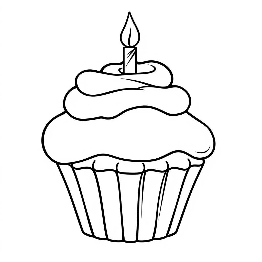 birthday coloring page 7