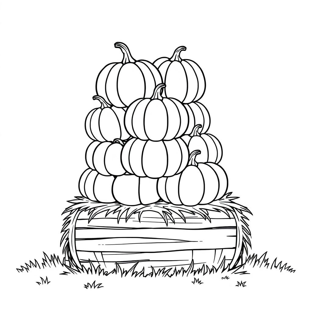 Thanksgiving coloring page 5