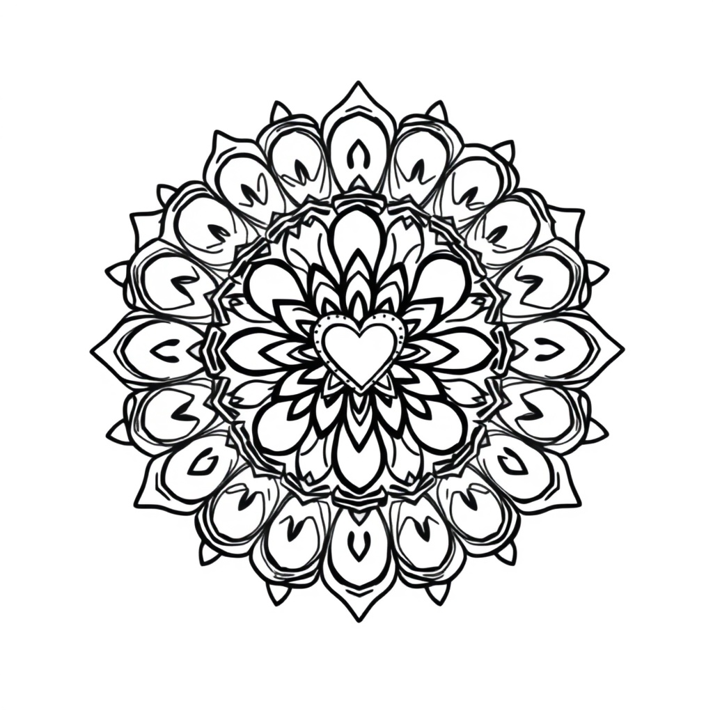 mandala coloring page 6