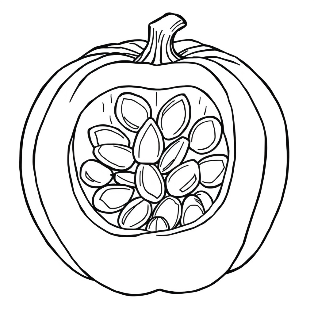 pumpkin coloring page 7
