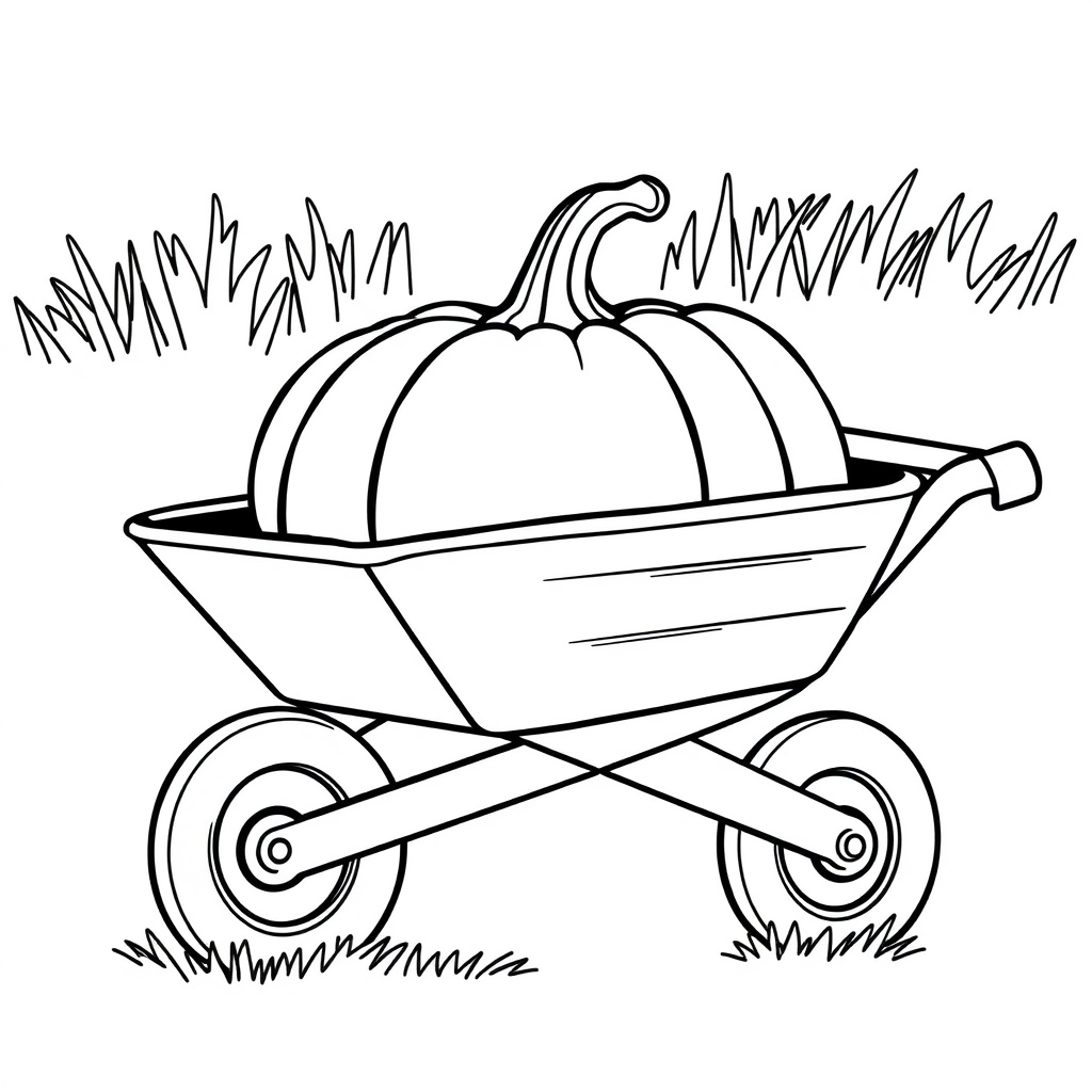 pumpkin coloring page 8